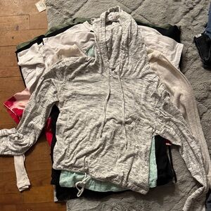 Gray Hooded Sweatshirt